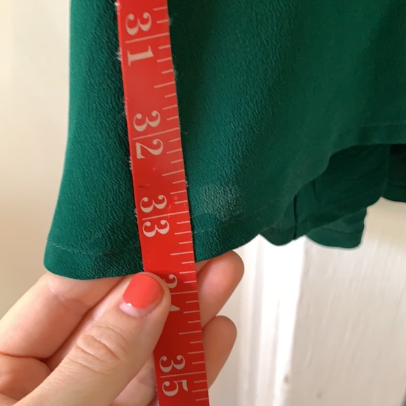 ☀️ GRANA Luxury Lounge Silk Racerback Trapeze Slip Dress, Emerald, XXS - Picture 7 of 7